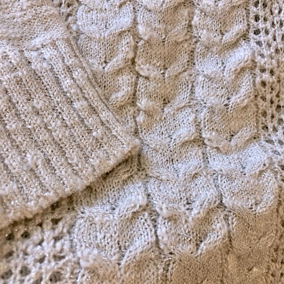 Kensi cream/light oat sweater with hint of silver sheen - Picture 3 of 5
